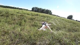 Amatőr vidéki dundi feleség