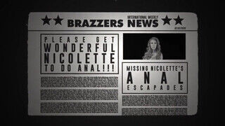 Brazzers - Nicolette Shea hátsó lyukba reszelve