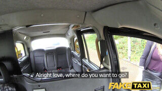 Fake Taxi - Adreena Winters análba reszelve a taxiban