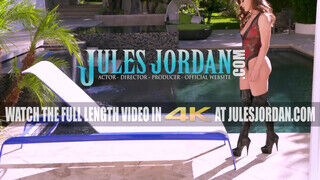 Jules Jordan - Lana Rhoades két hímvesszőt kap