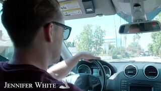 Naughty America - Jennifer White segg lyukba reszelve