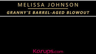 Melissa Johnson a termetes cickós érett nő