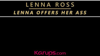 Lenna Ross ánusza megkefélve