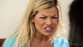 Abby Lee Latin és Adriana Sephora forró zsenge leszbi játékai