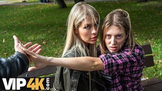 Világos Szőke gyönyörű Zlata Shine megcsalja barátnőjét gigantikus faszos főnökkel