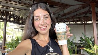 Fiatal oboázás a starbucks mosdójában – arcára spriccelő dákó utána kávézás nyálkával középen