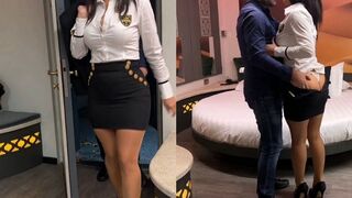 Végre megbasztam a gigászi csöcsű hatalmas fenekű milf titkárnőmet a hotel szobában